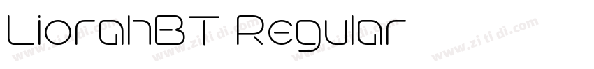 LiorahBT Regular字体转换